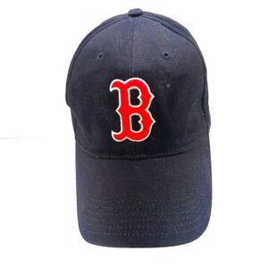 Genuine Merchandise MLB Boston Red Sox Dark Blue Embroirdered VNTG Cap Hat OS...